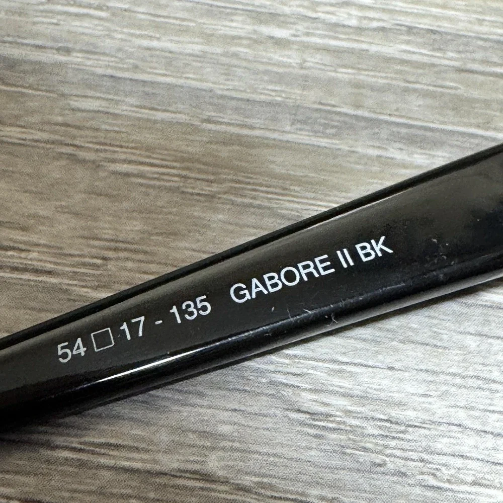 Vera Wang Luxe GABORE II BK Black Eyeglasses Handmade in France 54-17-135 Frames
